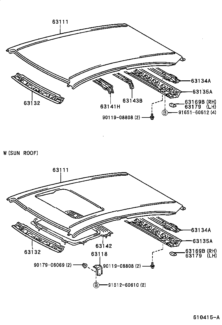 63137-02010 BRACKET, DOME LAMP, NO.1 product image