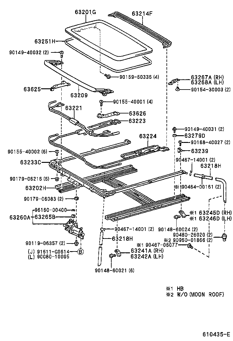 63137-02010 BRACKET, DOME LAMP, NO.1 product image