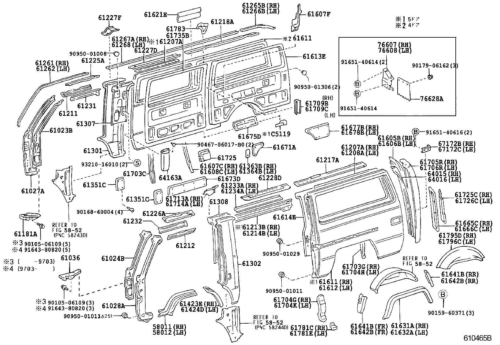61024-37061 PILLAR SUB-ASSY, FRONT BODY, INNER LH product image