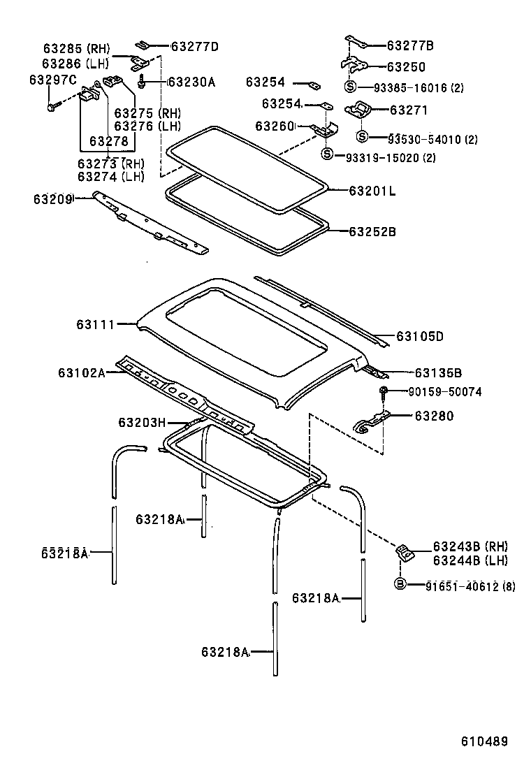 64122-89102 BAFFLE, DUST REAR BODY product image