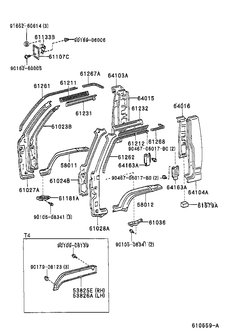 58012-25030 PANEL SUB-ASSY, FRONT FLOOR SIDE, LH product image