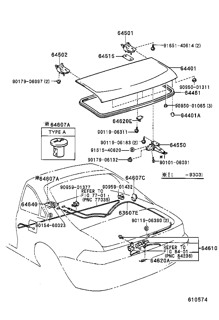 64401-17070 PANEL SUB-ASSY, LUGGAGE COMPARTMENT DOOR product image