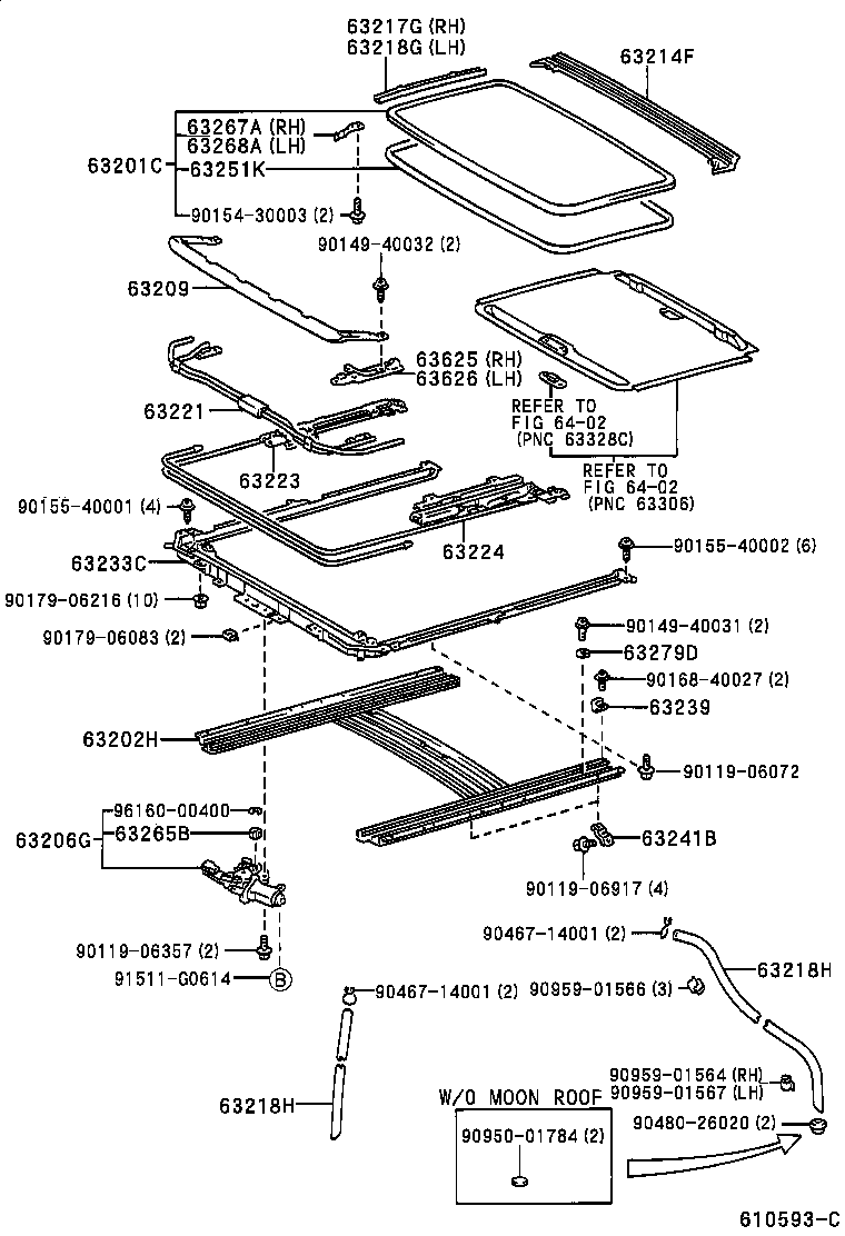 63103-21030 REINFORCEMENT, ROOF PANEL, CENTER product image