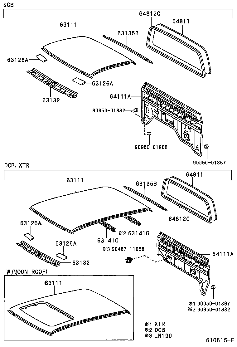 63111-35240 PANEL, ROOF product image