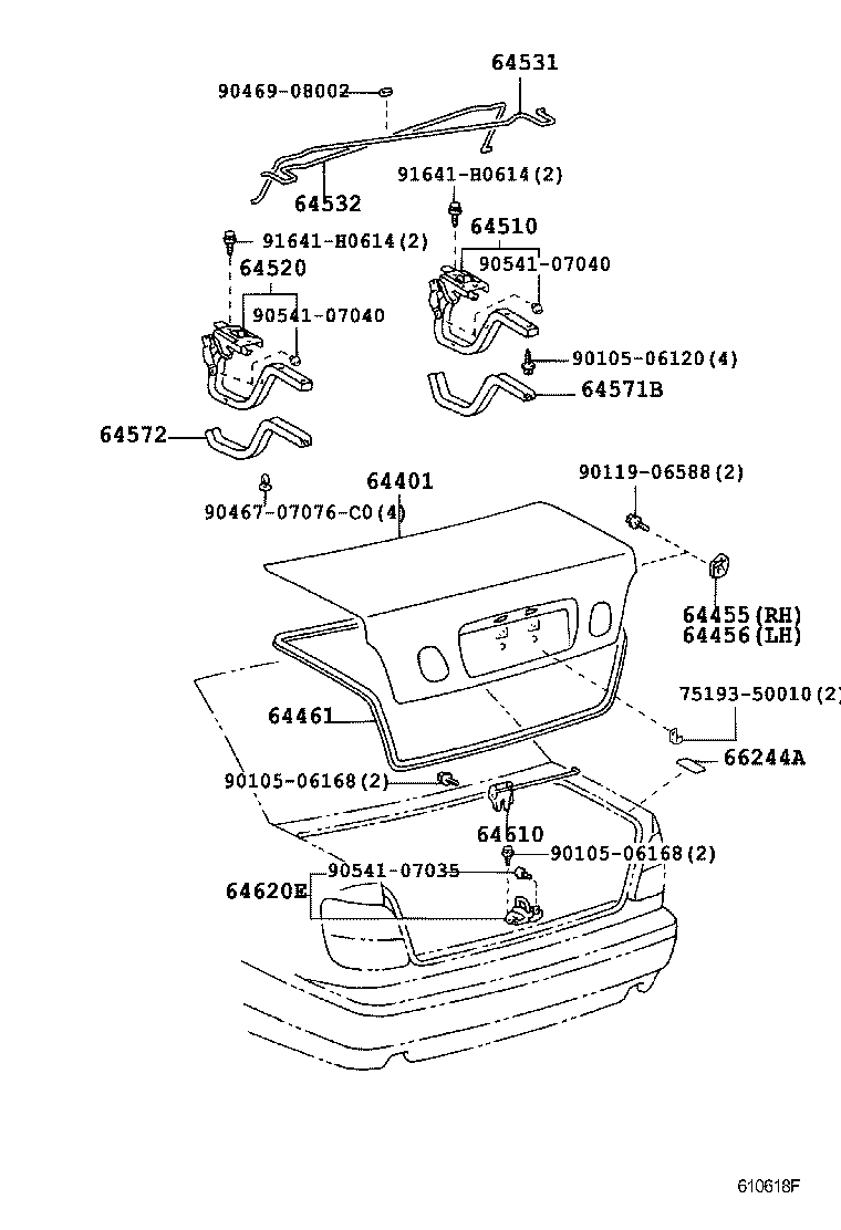 64401-3A080 PANEL SUB-ASSY, LUGGAGE COMPARTMENT DOOR product image