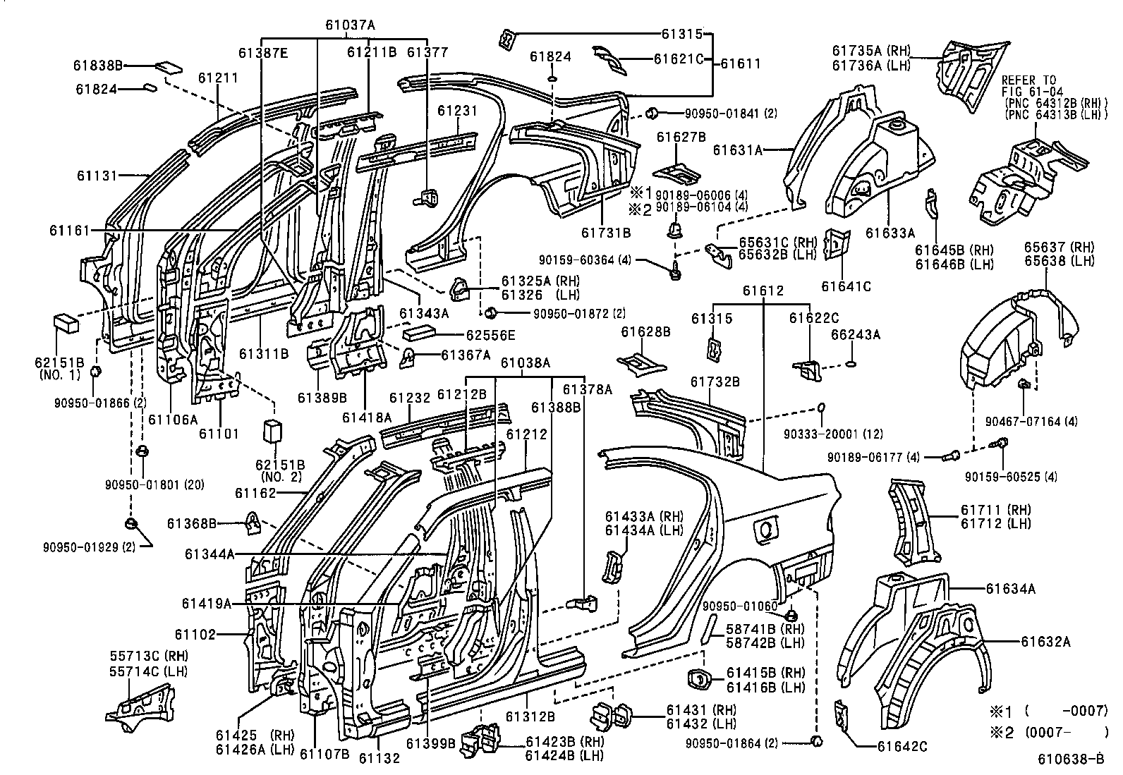 58741-05020 PROTECTOR, QUARTER PANEL, RH product image