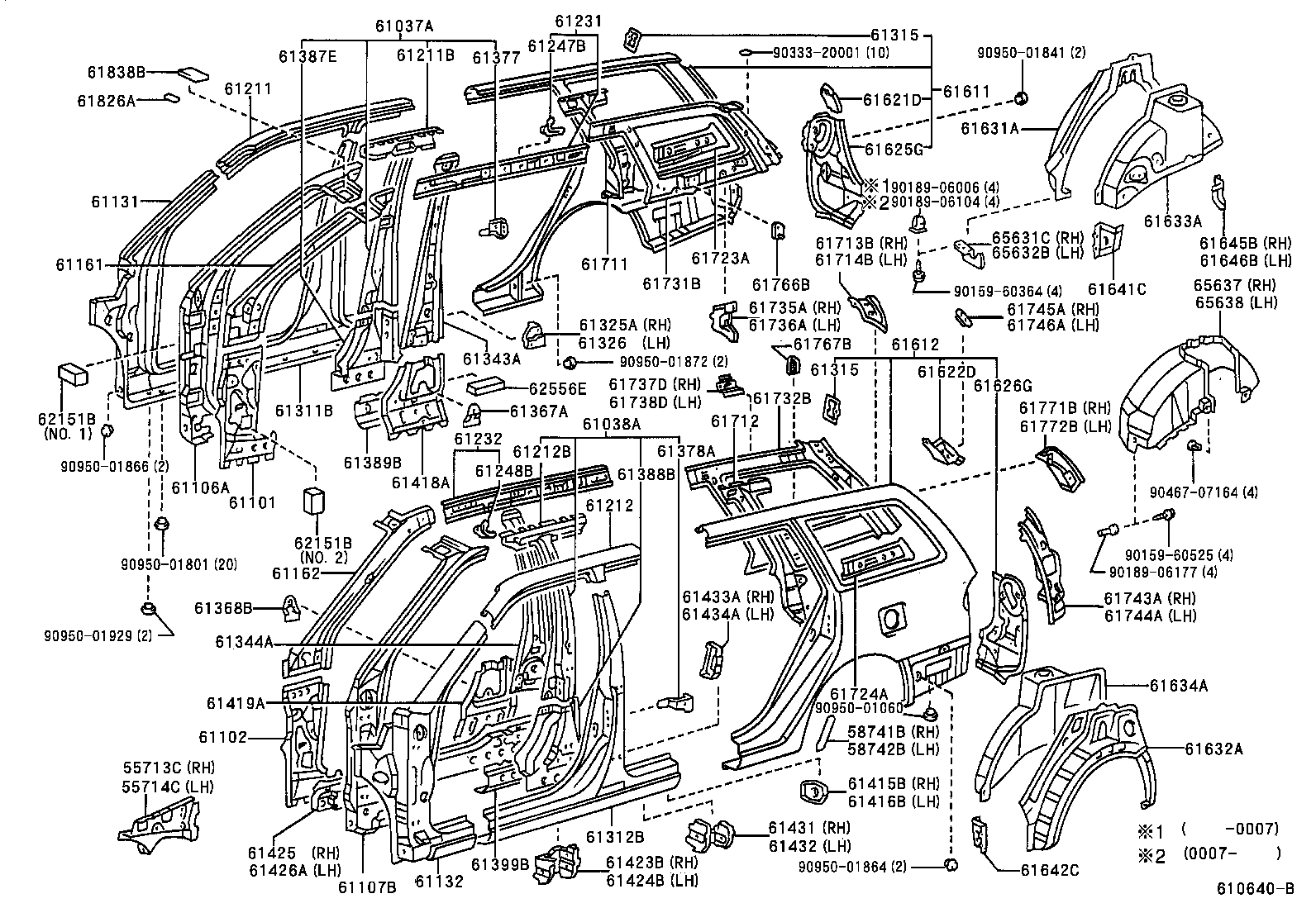 58741-05020 PROTECTOR, QUARTER PANEL, RH product image