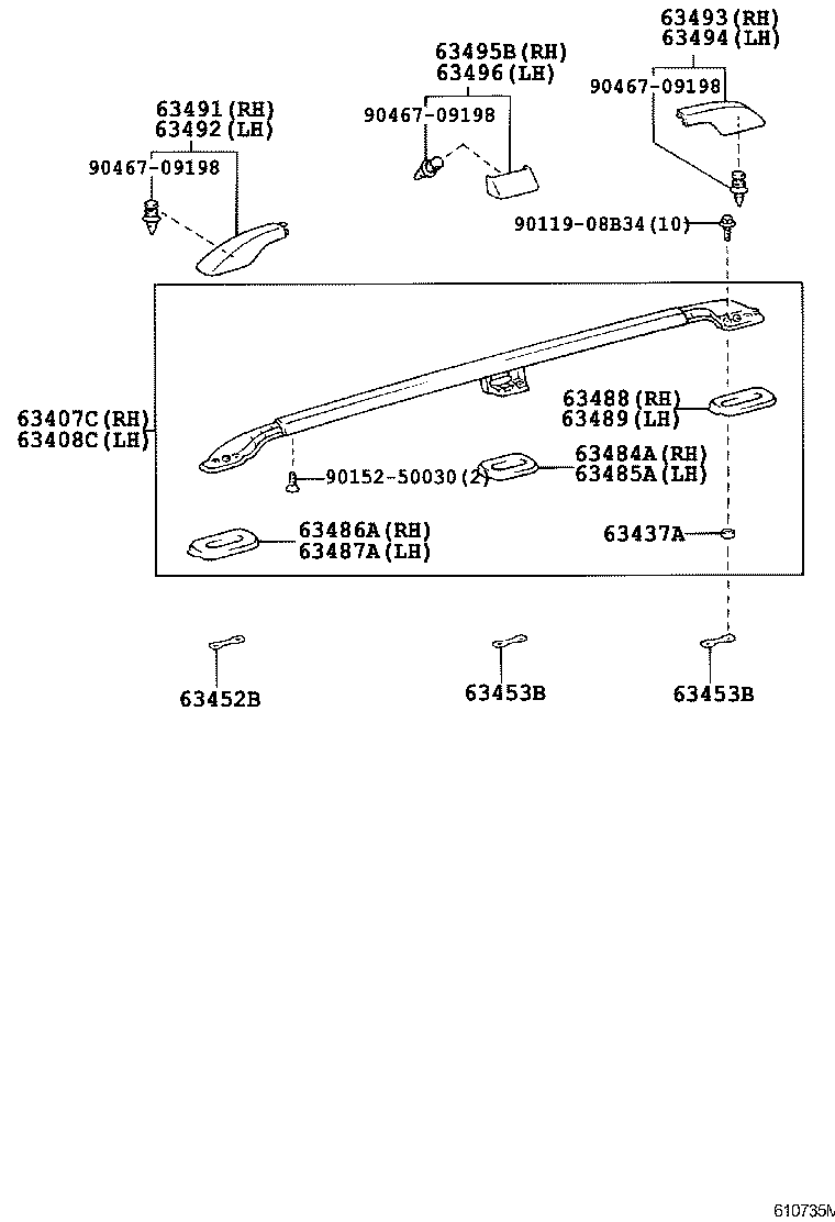 63111-60441 PANEL, ROOF product image