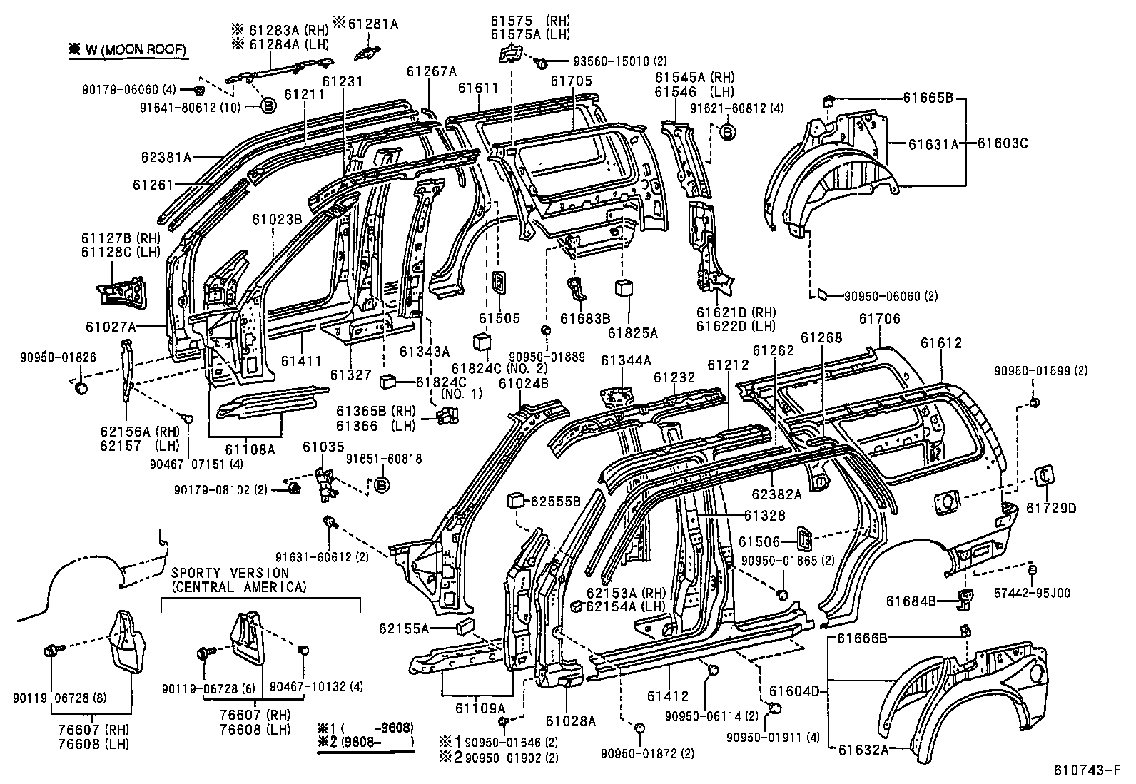 61024-35050 PILLAR SUB-ASSY, FRONT BODY, INNER LH product image