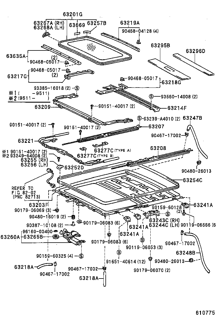 63014-60030 PANEL, ROOF product image