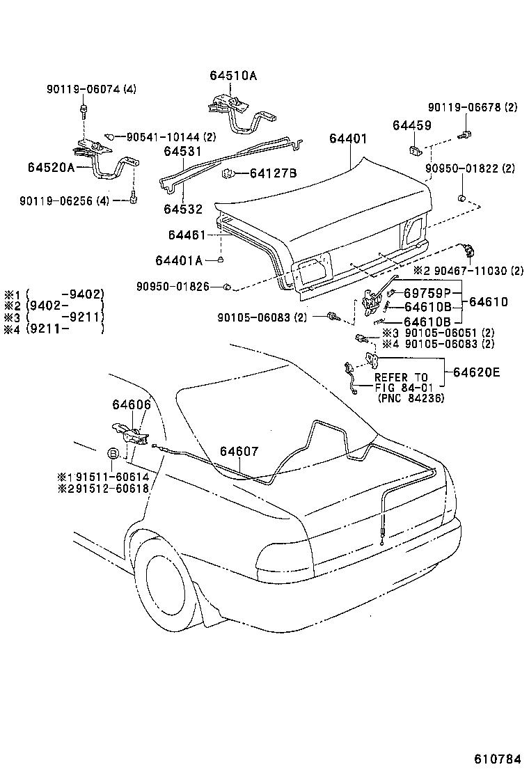 64401-2B740 PANEL SUB-ASSY, LUGGAGE COMPARTMENT DOOR product image