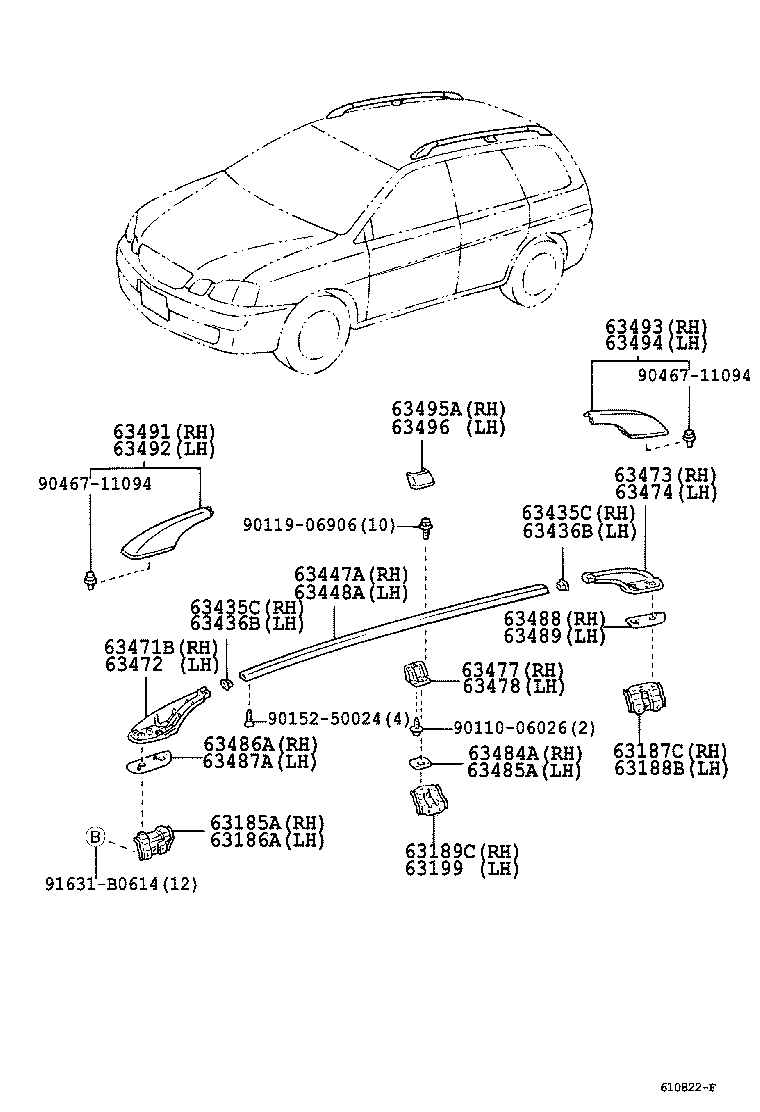 63111-44060 PANEL, ROOF product image