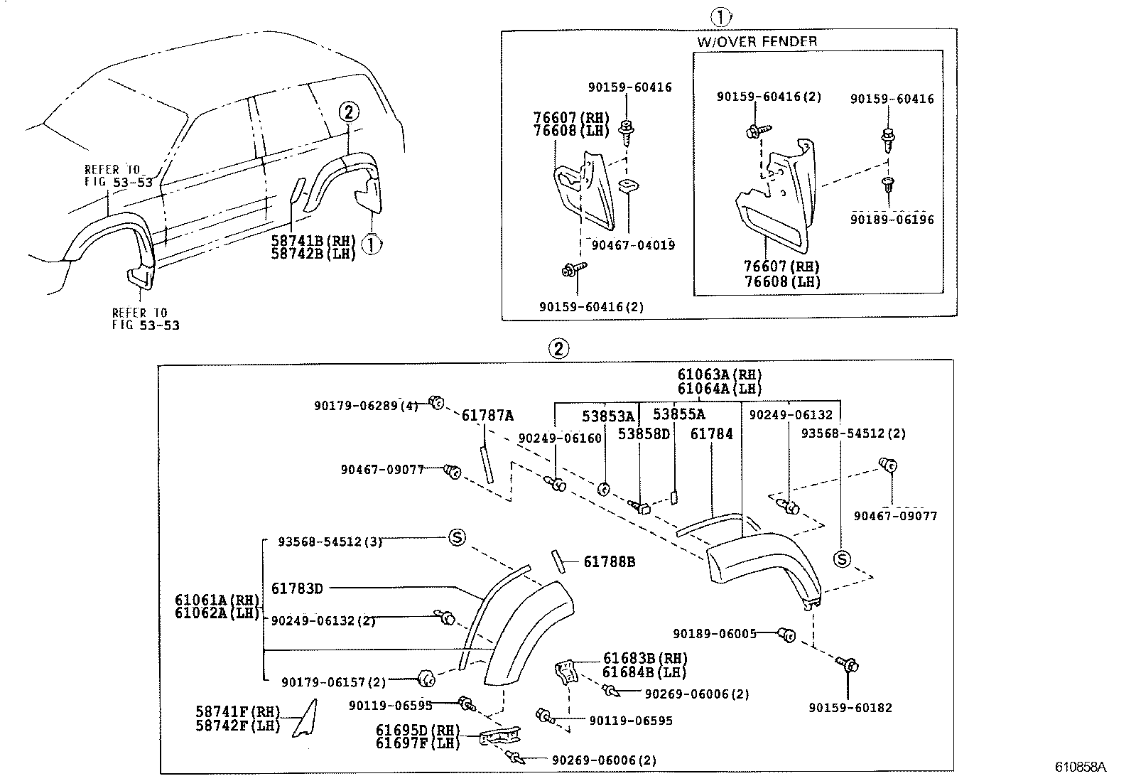 61027-60110 PILLAR SUB-ASSY, FRONT BODY, OUTER RH product image