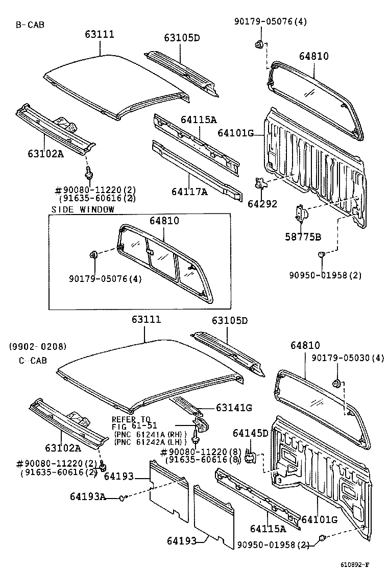 Toyota 63141-0C021 REINFORCEMENT, ROOF PANEL, NO.1