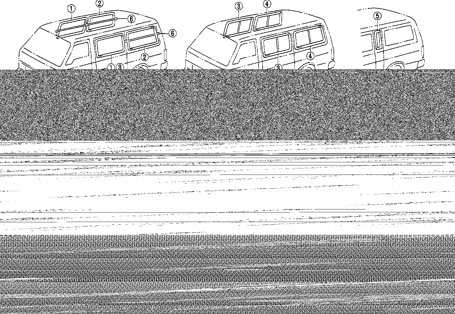 62716-95J04 GLASS, SIDE REAR WINDOW FIXED, LH product image