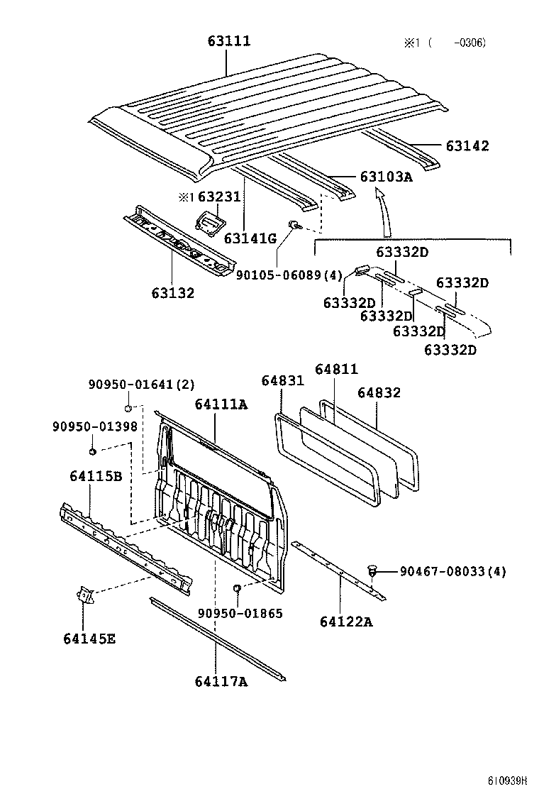 64122-37140 BAFFLE, DUST REAR BODY product image