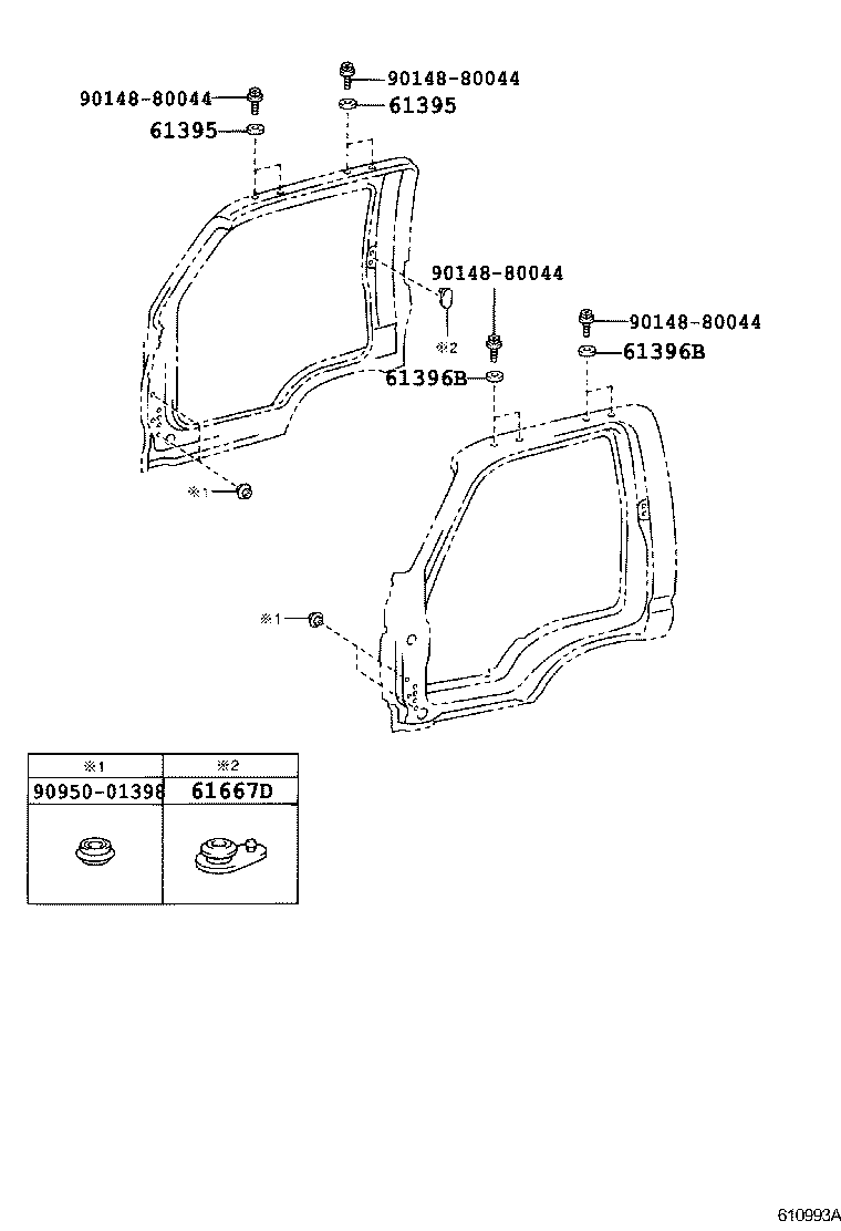 61131-37080 PILLAR SUB-ASSY, FRONT BODY, OUTER RH product image