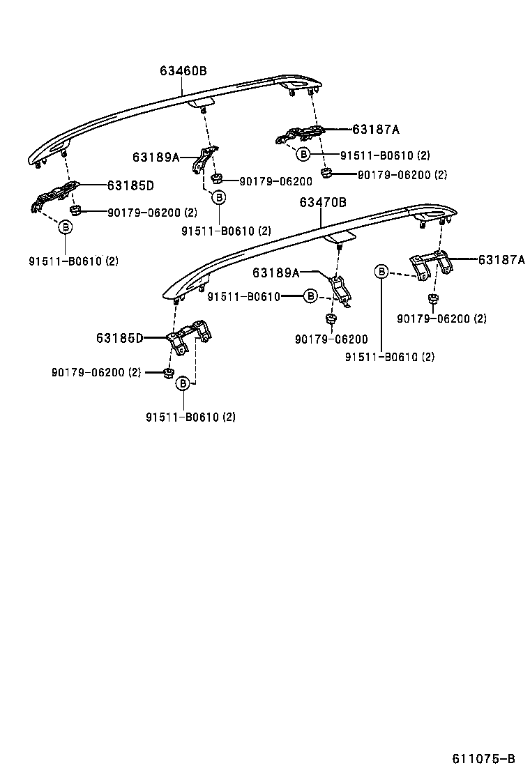63111-52060 PANEL, ROOF product image
