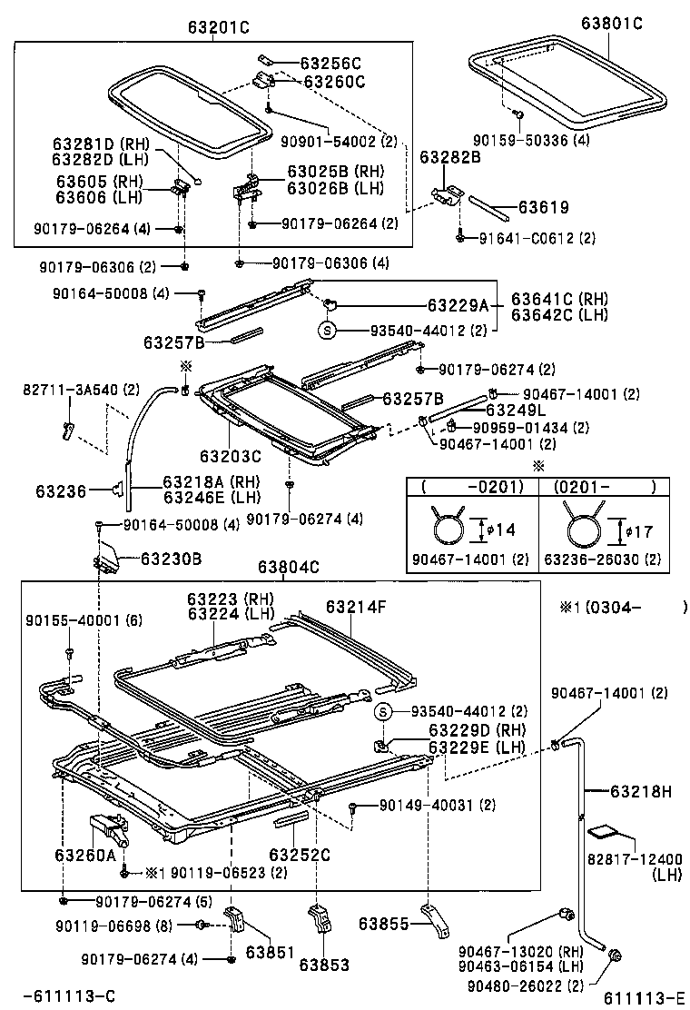 63111-28190 PANEL, ROOF product image