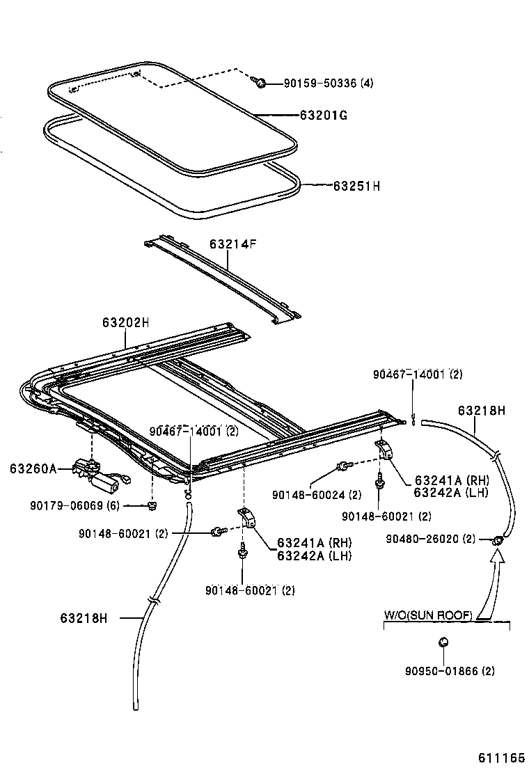 63137-02010 BRACKET, DOME LAMP, NO.1 product image