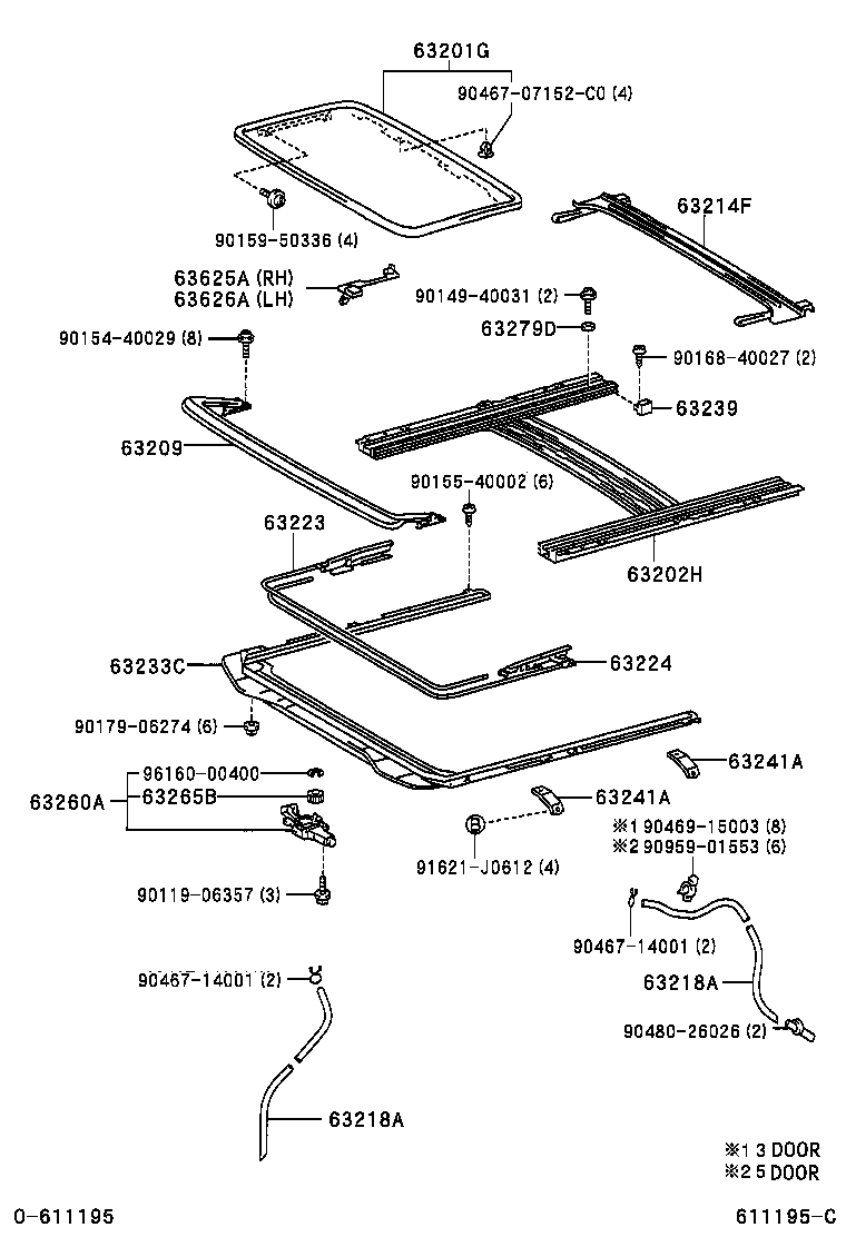 63105-42010 FRAME SUB-ASSY, BACK DOOR OPENING product image