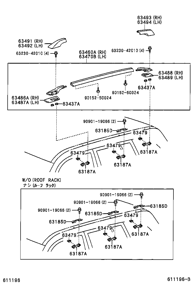 63105-42010 FRAME SUB-ASSY, BACK DOOR OPENING product image