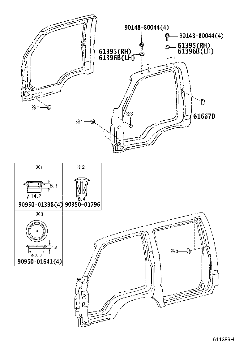 61131-37101 PILLAR SUB-ASSY, FRONT BODY, OUTER RH product image