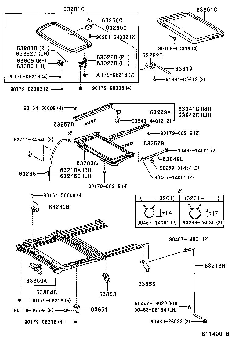 63103-28080 REINFORCEMENT, ROOF PANEL, NO.2 product image