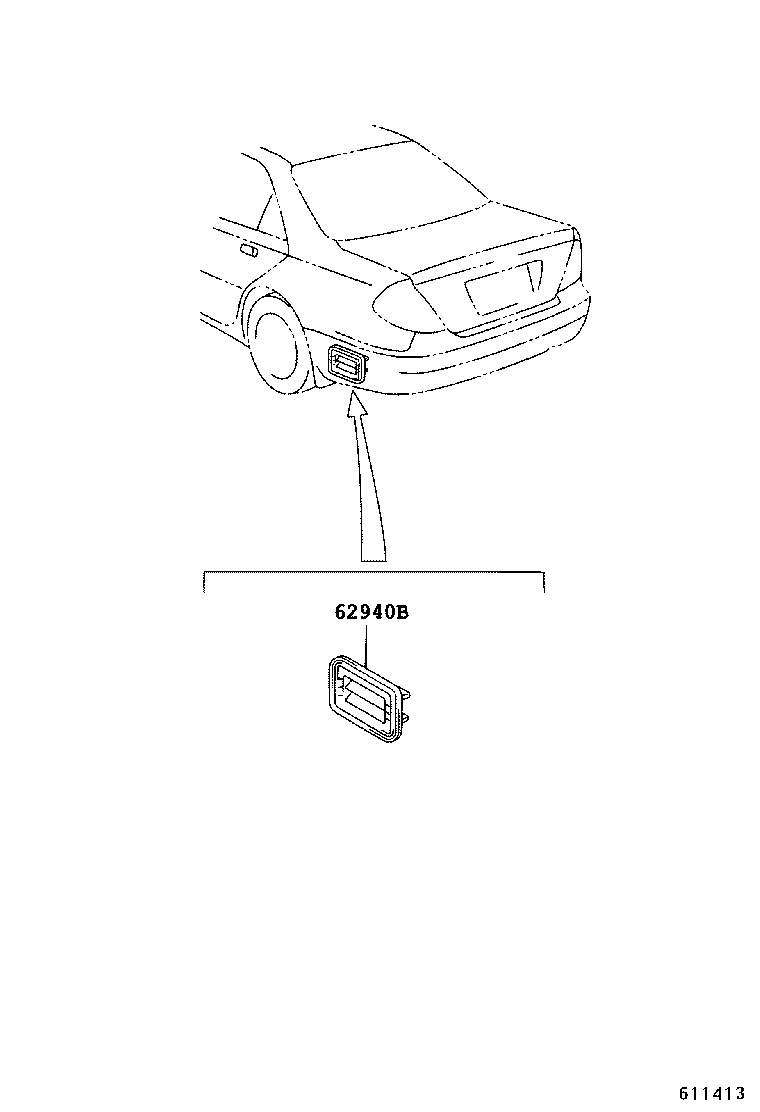 62940-YC030 DUCT ASSY, QUARTER VENT, LH product image
