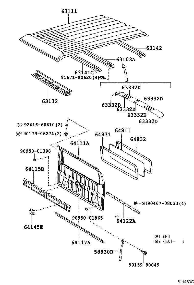 53773-37070 BRACKET, AIR CLEANER INLET, NO.2 product image