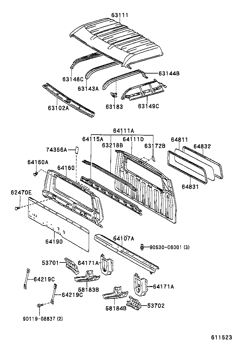 53711-37010 APRON, FRONT FENDER product image