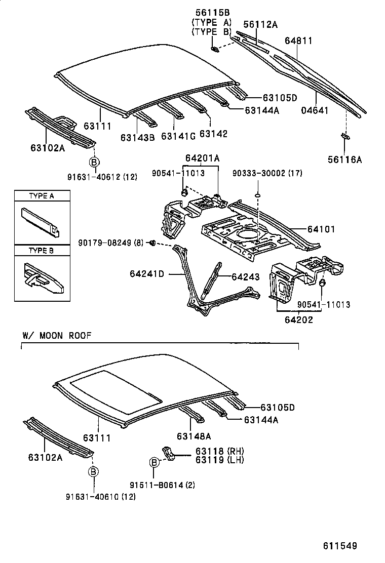64811-3F070 GLASS, BACK WINDOW product image