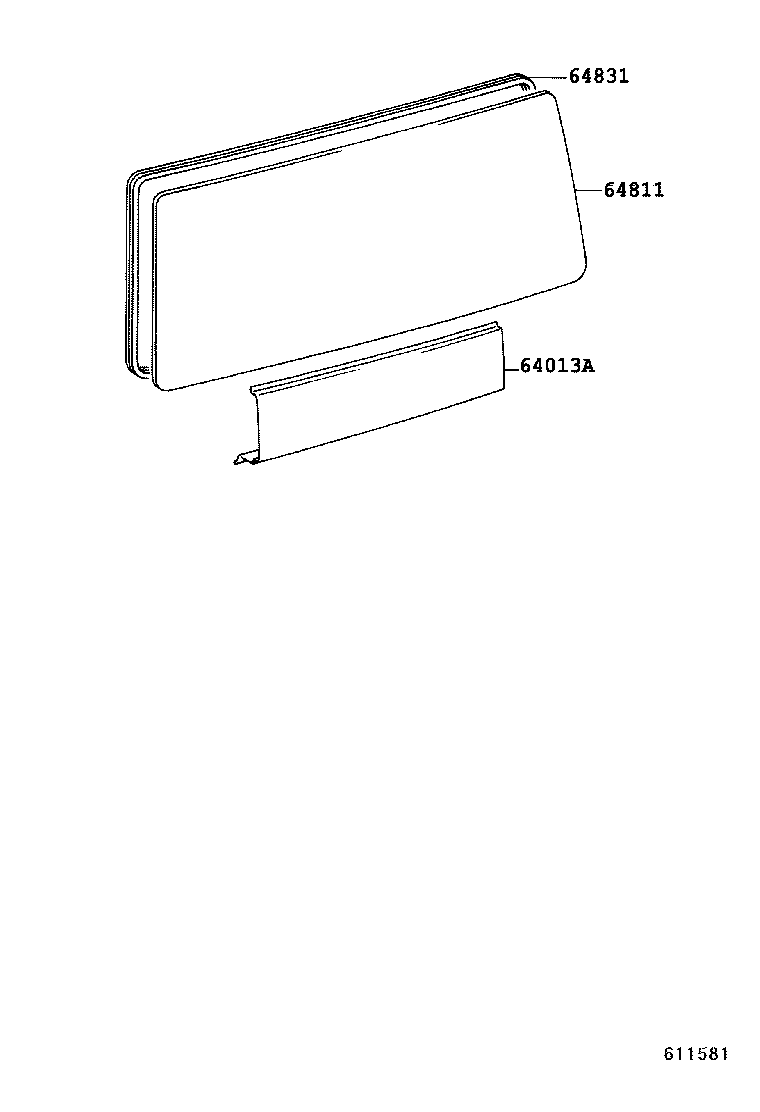 63115-36040 PANEL, ROOF, NO.4 product image