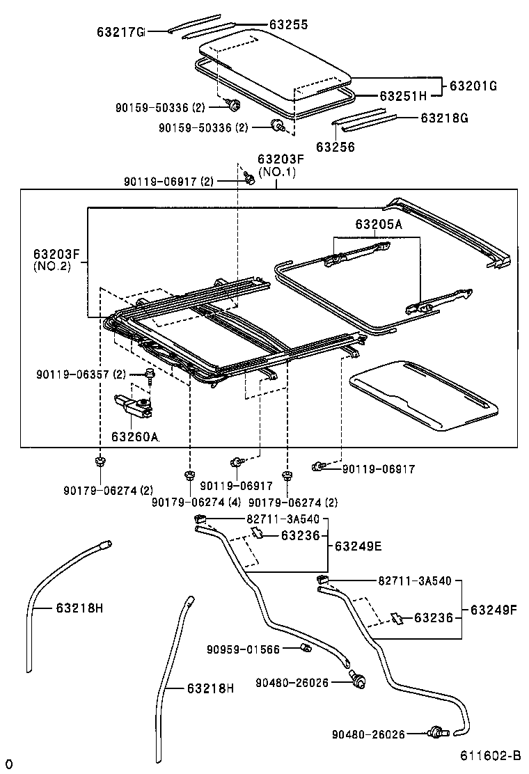 63111-63020 PANEL, ROOF product image