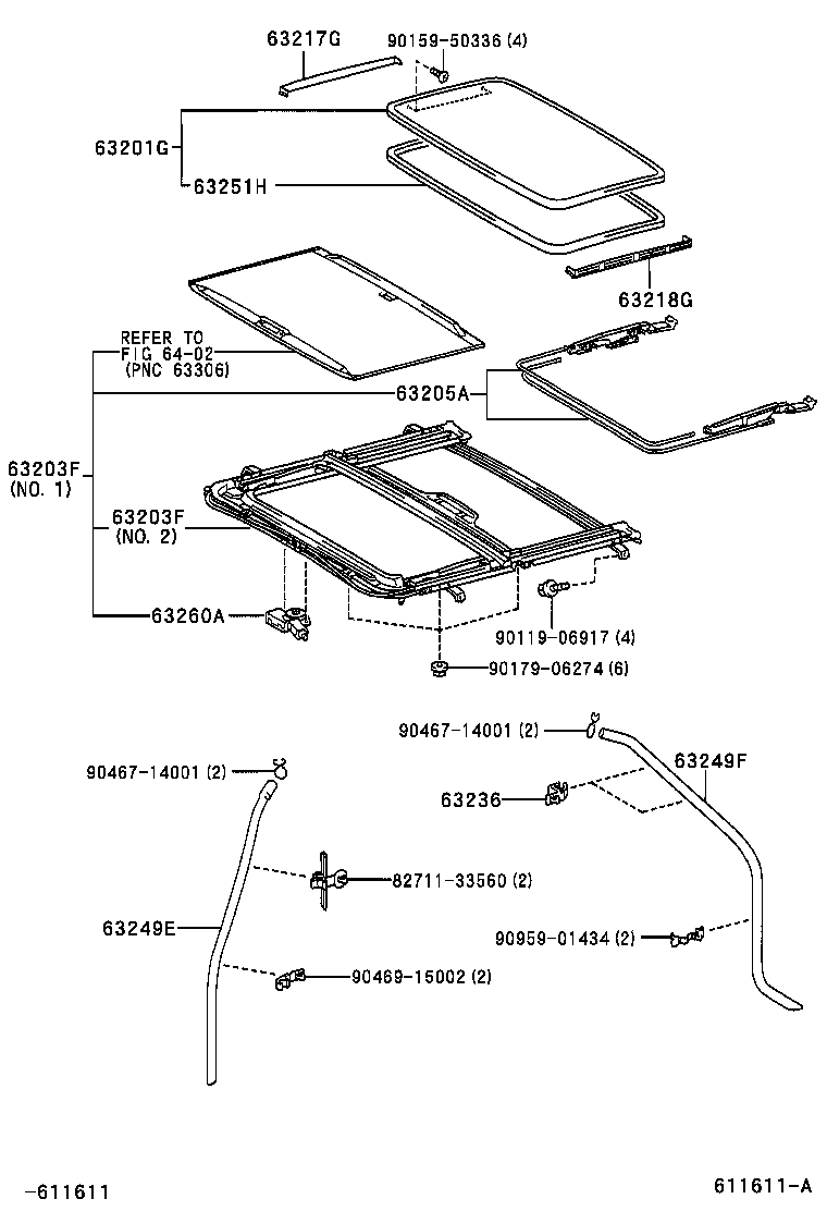 63111-06290 PANEL, ROOF product image