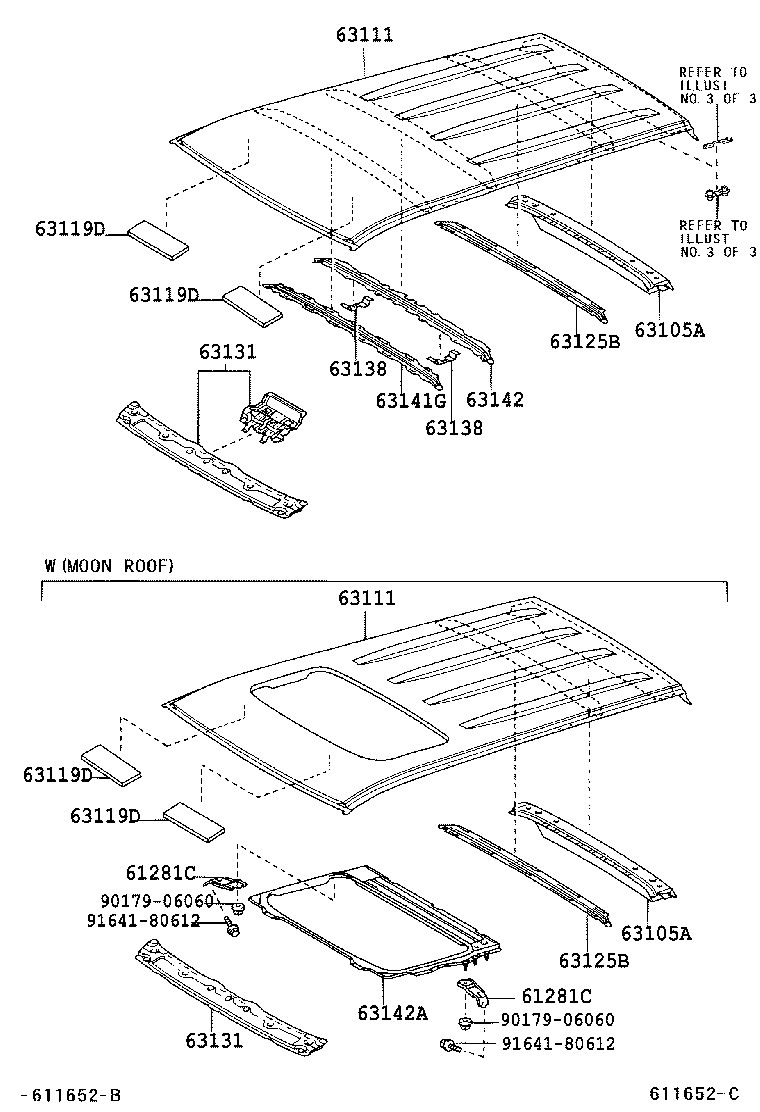 63201-35082 GLASS SUB-ASSY, SLIDING ROOF product image