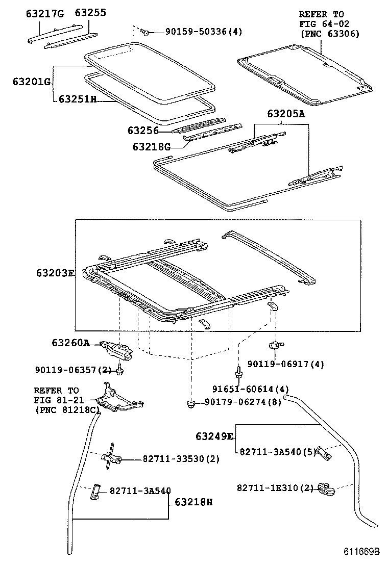 63111-21160 PANEL, ROOF product image