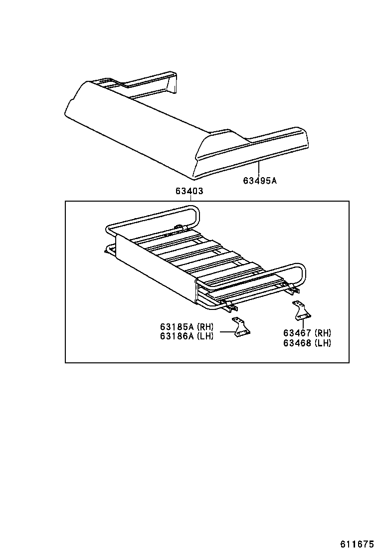 53765-37070 BRACKET, AIR CLEANER INLET, NO.2 product image