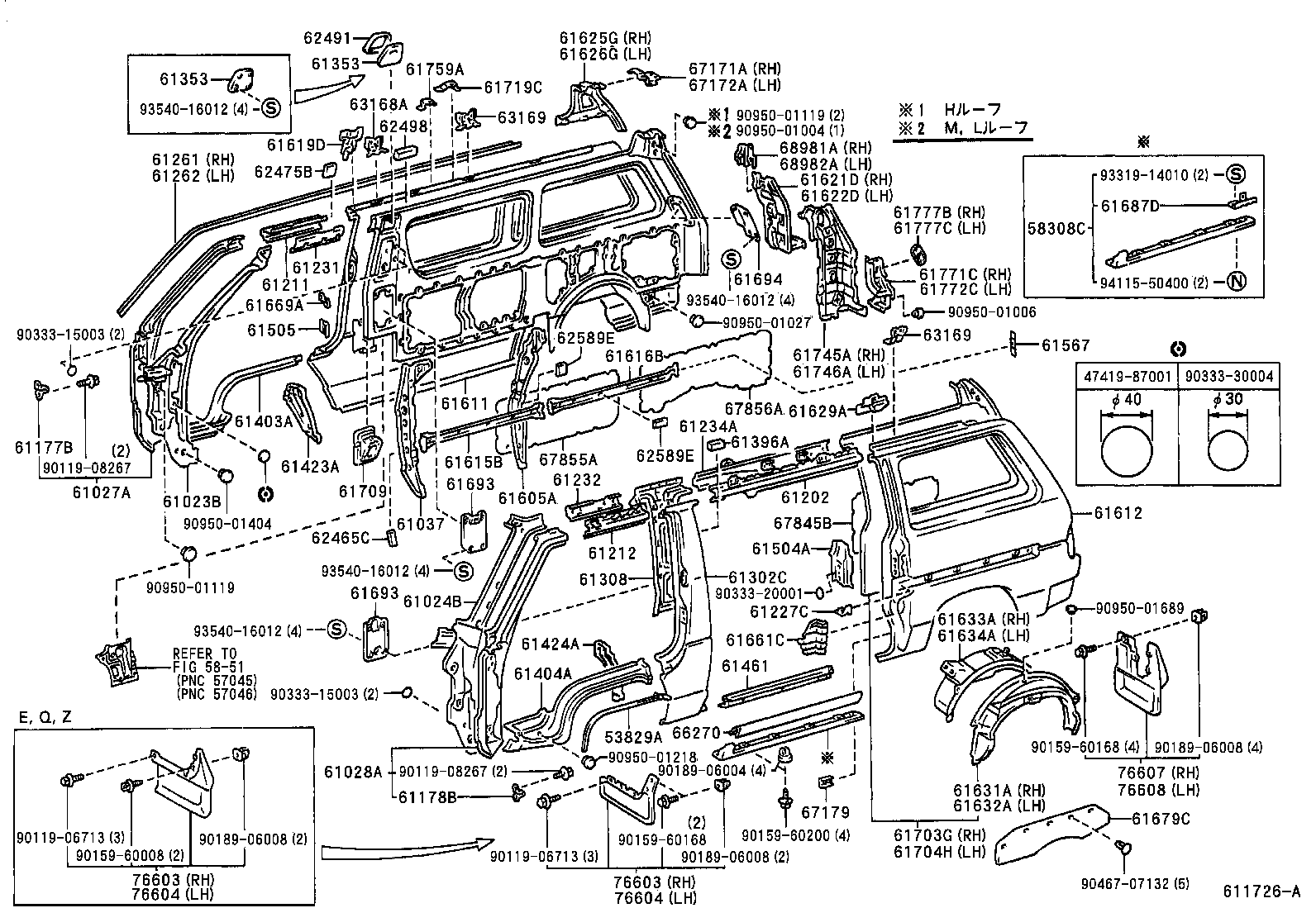 61603-28010 PANEL, QUARTER WHEEL HOUSE, OUTER RH product image