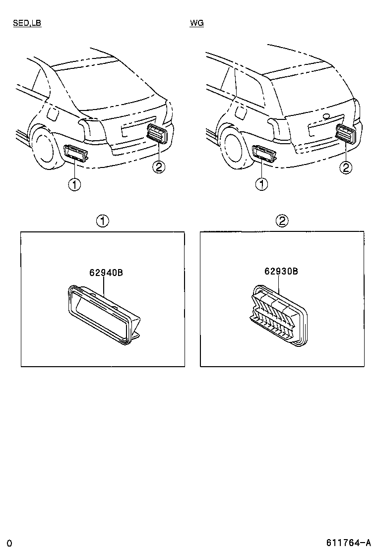 62940-05050 DUCT ASSY, QUARTER VENT, RH product image