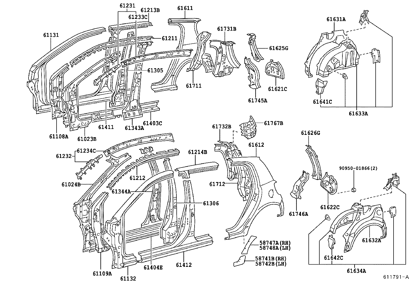 Thumbnail 2 for 61232-0D040