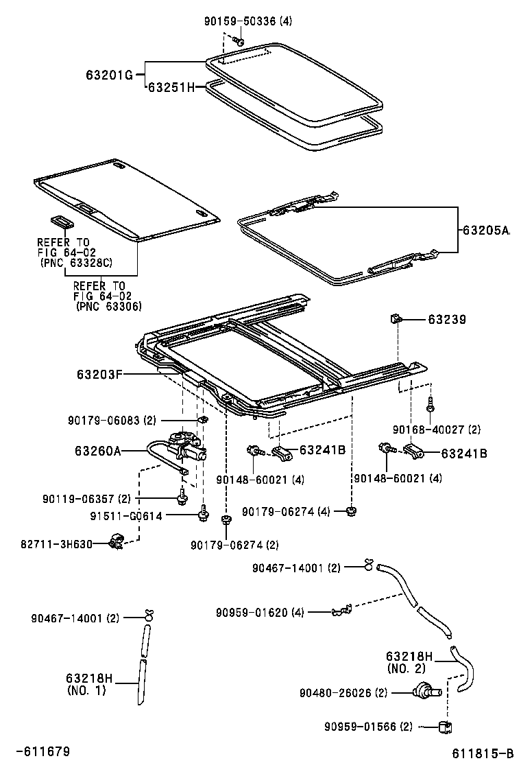 63118-12100 SUPPORT, ROOF PANEL, RH product image