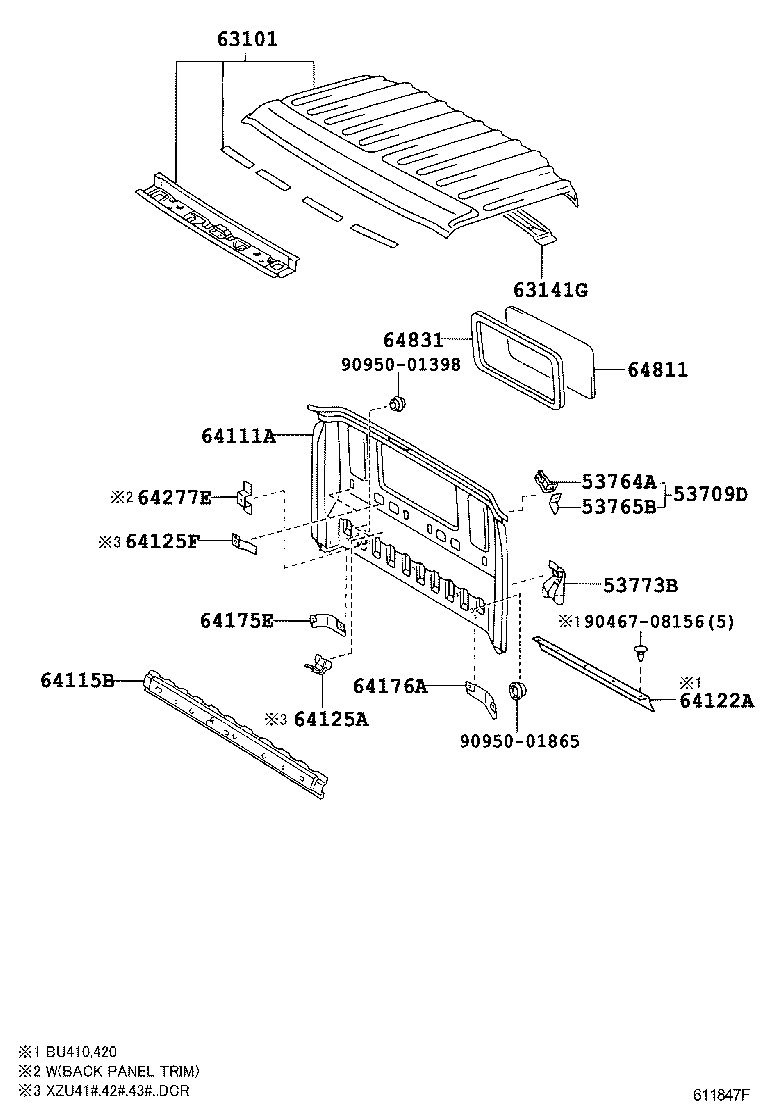 63101-37310 PANEL SUB-ASSY, ROOF product image