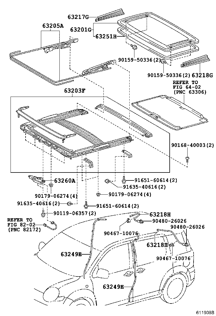 63208-52030 REINFORCEMENT, ROOF PANEL, NO.8 product image