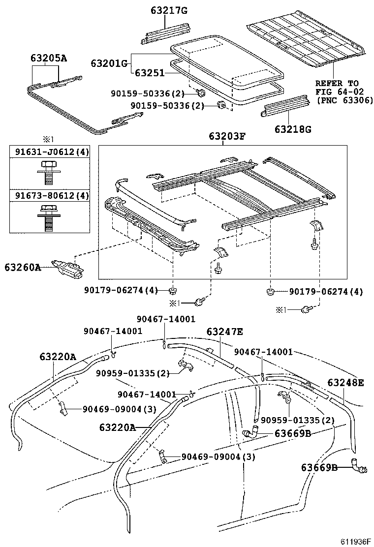 63111-30580 PANEL, ROOF product image