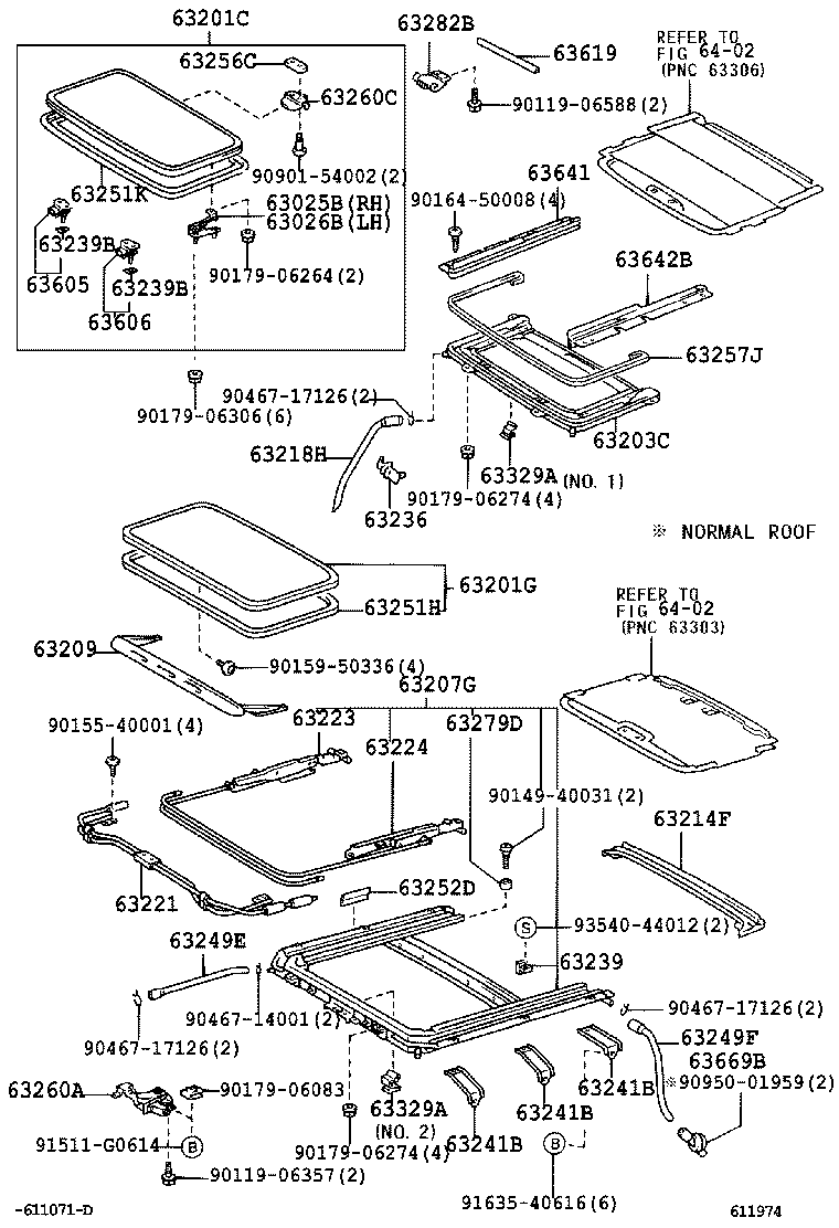 63111-52060 PANEL, ROOF product image