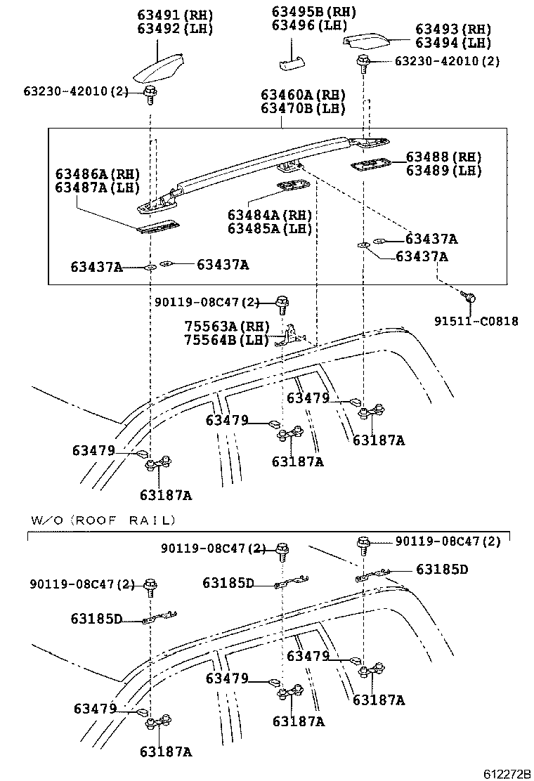63201-35082 GLASS SUB-ASSY, SLIDING ROOF product image