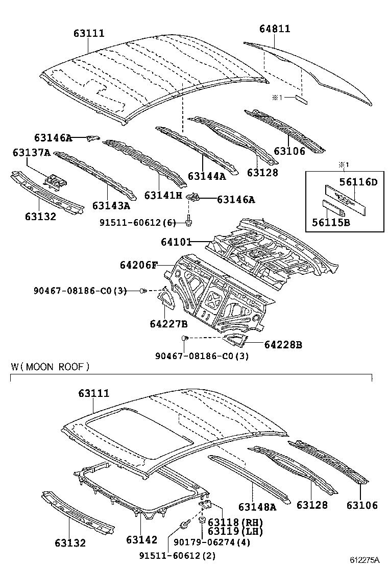 64801-0N010 GLASS, BACK WINDOW product image