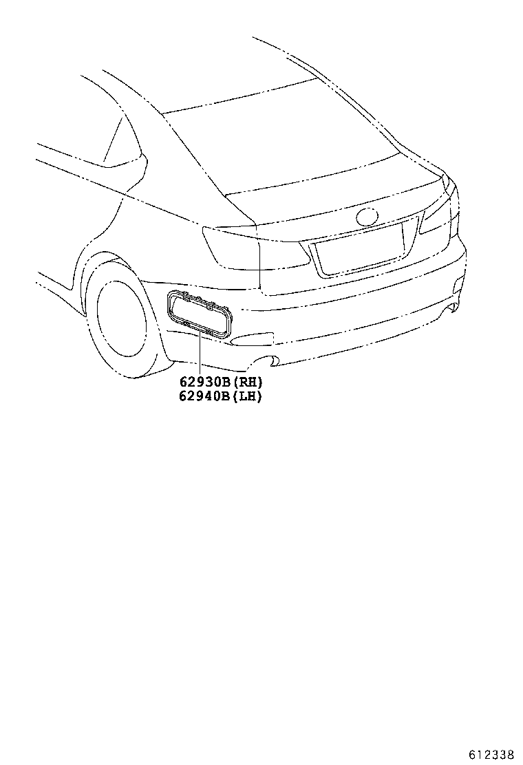 62940-24041 DUCT ASSY, QUARTER VENT, RH product image
