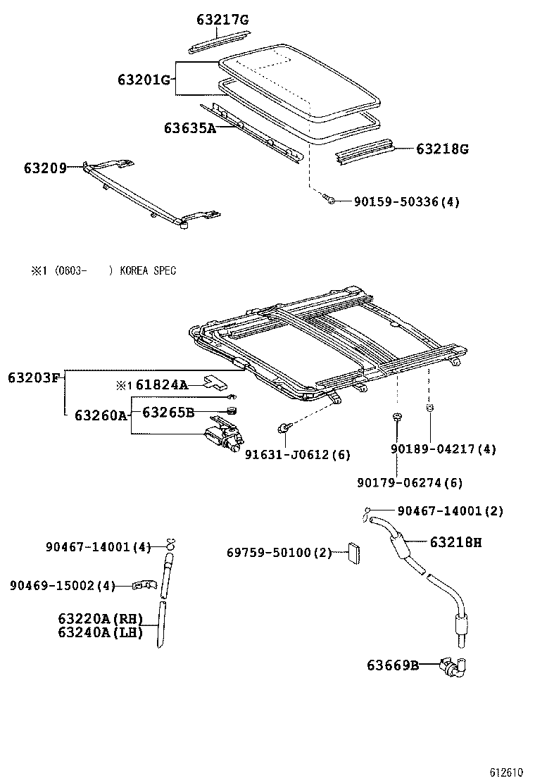 64810-50280 GLASS, BACK WINDOW product image